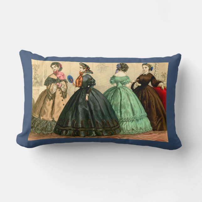 1861 Deutsche Modeplatte Lendenkissen (Vorderseite)