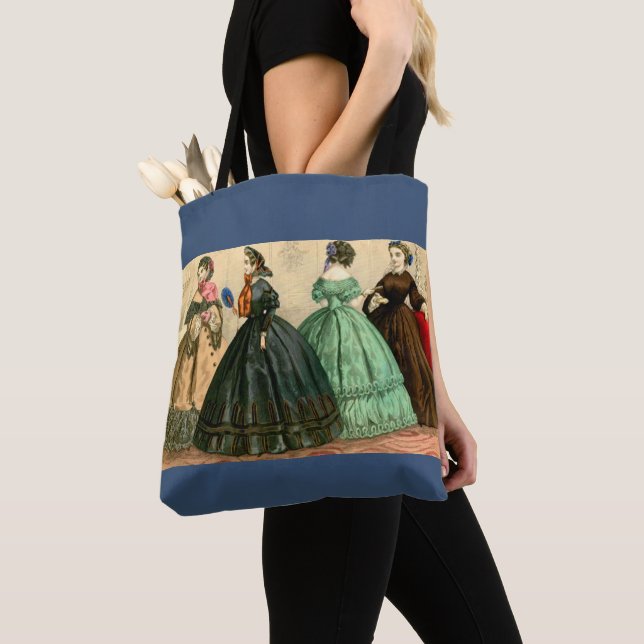 1861 Deutsche Modeplatte Tasche (Von Nahem)