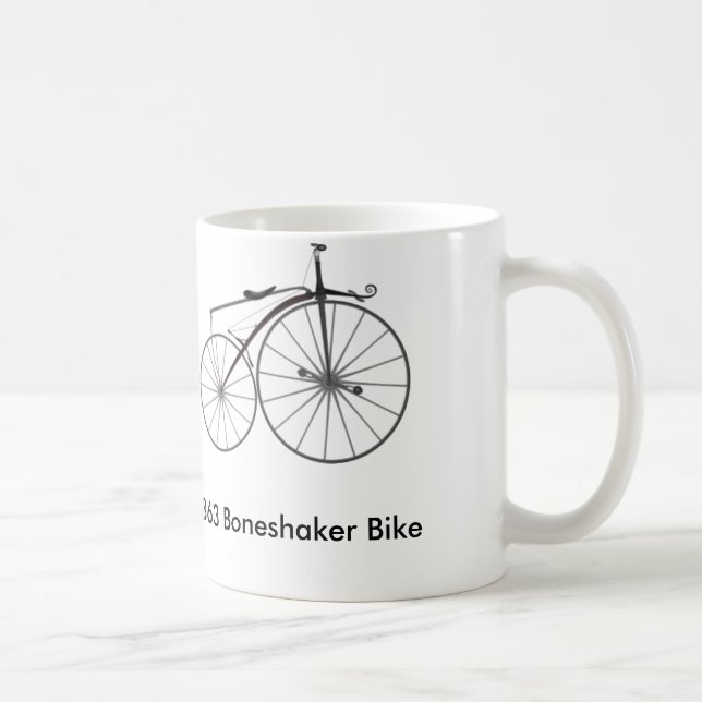1863 Boneshaker Bike Coffee Mug (Droite)