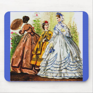 1863 Journal Des Jeunes Personnes fashion plate Mousepad