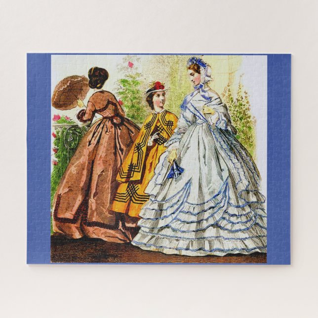 1863 Journal des Jeunes Personnes Fashion Platte (Horizontal)