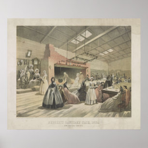 1864 Brooklyn Fair Kunst Poster