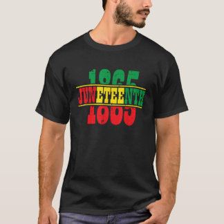 1865 Afrikanische Freiheit Männer Frauen T-Shirt