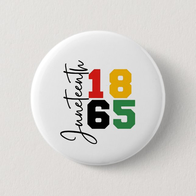 1865 der Tag der wirklichen Unabhängigkeit Button (Vorderseite)