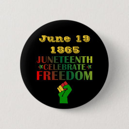 1865 feiert Freiheit und Solidarität Button