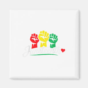 1865 Freiheitstag Afrikanischer 19. Juni Männer Magnet