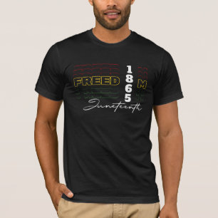 1865 Juneteenth Ehrentage Amerikas T-Shirt