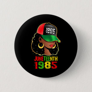 1865 Juneteenth feiert afroamerikanische Freiheit Button