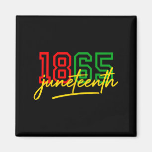 1865 Juneteenth feiert afroamerikanische Freiheit Magnet