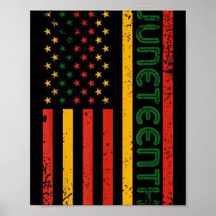 1865 Juneteenth schwarze Geschichte amerikanische Poster