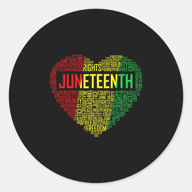 1865 Juni Runder Aufkleber (Vorderseite)
