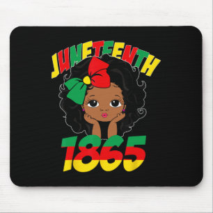1865 Niedliche Schwarze Mädchen Mousepad