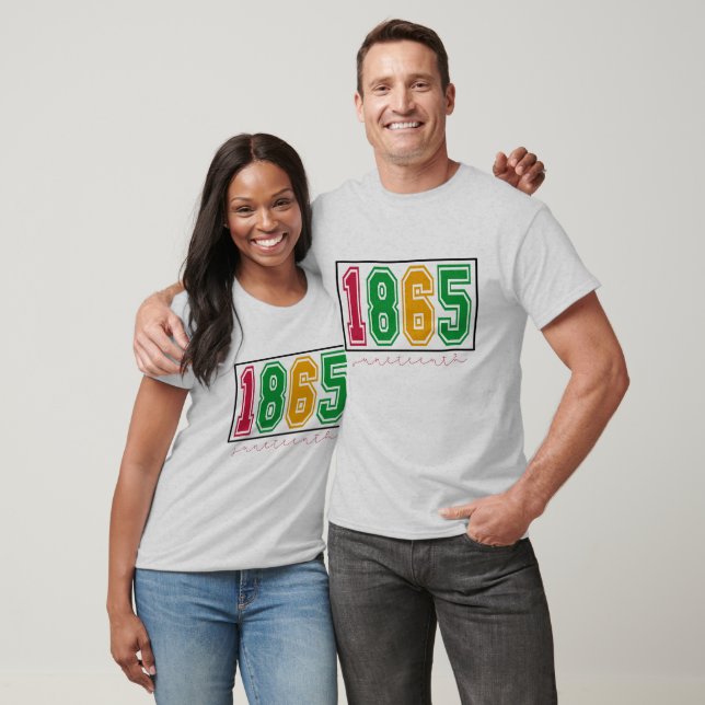 1865 - Schwarze Geschichte T-Shirt (Unisex)