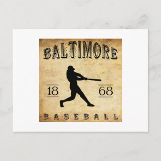 1868 Baltimore Maryland Baseball Postkarte