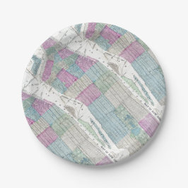 1870 Karten-New- York CityCentral Park Pappteller