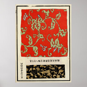 1871 Chinesischer Qing-Dynastie-Druck Poster
