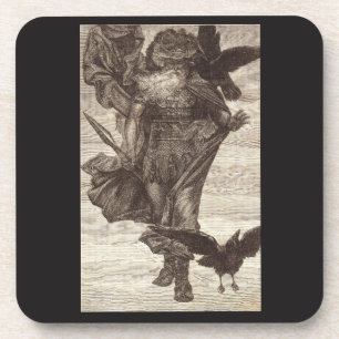 1871 Odin, Nordgott der Weisheit Untersetzer