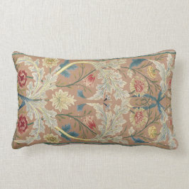 1875 Vintag William Morris Floral Stickerei Lendenkissen