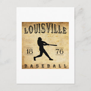 1876 Louisville Kentucky Baseball Postkarte