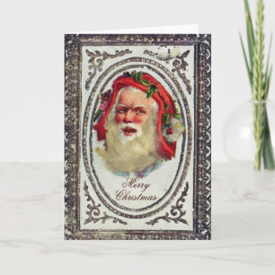 1878: Eine viktorianische Weihnachtsgrußkarte Feiertagskarte