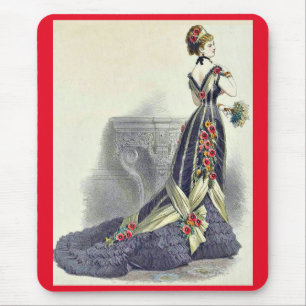 1879 Ball-Gown-Modedruck Mousepad