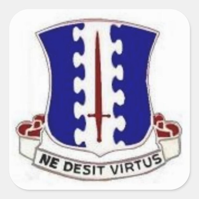 187. INFANTRY DUI STICKERS (Vorderseite)