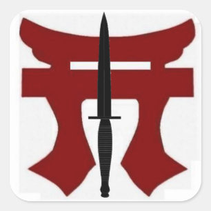 187. Infantry Rakkasan Torri mit Dagger Stickers