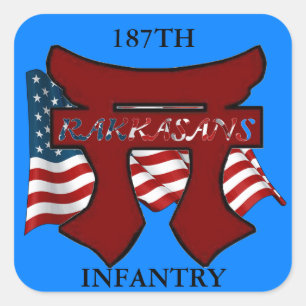 187E INFANTERIE RAKKASANS STICKERS