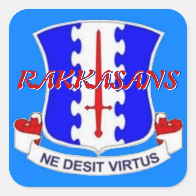 187th Autocollants de DUI RAKKASANS (Devant)