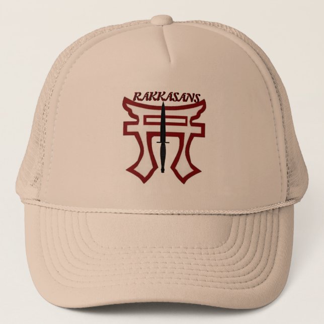 187th Infanterie RAKKASANS Torri mit Dolch-Hut Truckerkappe (Vorderseite)