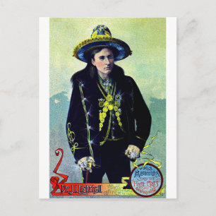 1880 Medicine Show Poster Postkarte