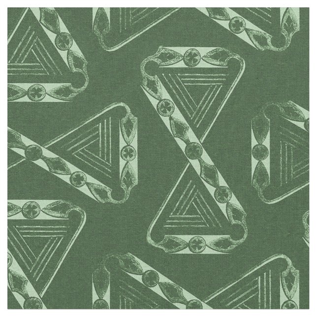 1880 war vor langer Zeit, Emerald Green Stoff (Nahaufnahme)