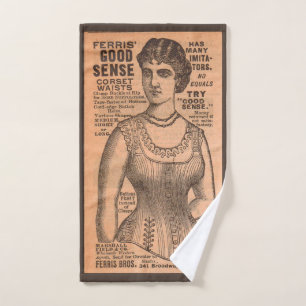 1880s Ferris Common Sense Corsets et impression