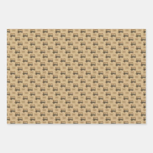 1883 Gelbstein Geschenkpapier Set