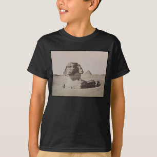 1887 Große Sphinx von Gizeh Nekropolis in Ägypten T-Shirt