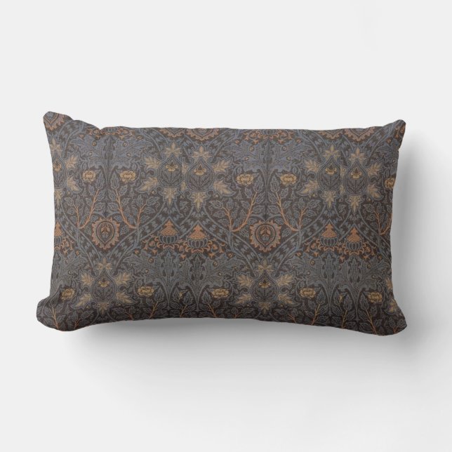 1888 Vintag William Morris Ispahan Lendenkissen (Vorderseite)