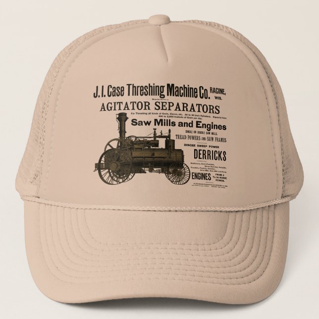 1889 Drohmaschine Motor Truckerkappe (Vorderseite)