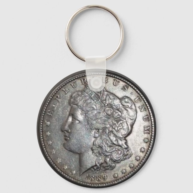 1889 Morgan Dollar Schlüsselanhänger (Vorderseite)