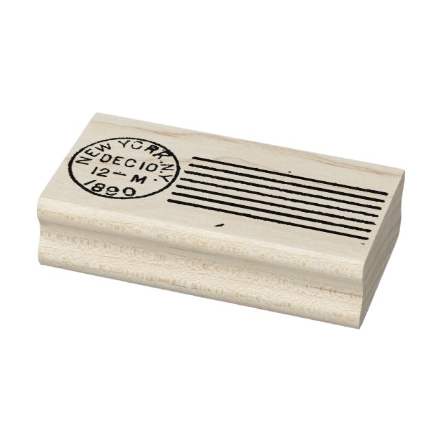 1890 Abbruch der Post in New York Gummistempel (Stempel)