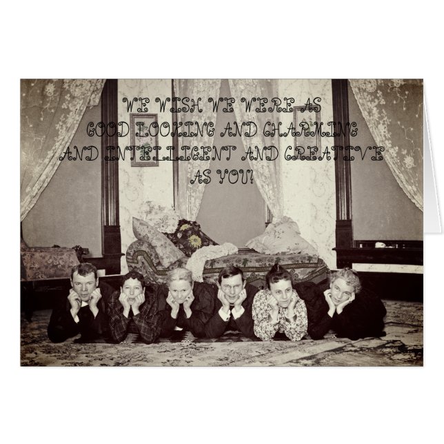 1890 ANTIKES EDWARDIAN FOTO DER LUSTIGEN (Vorderseite (Horizontal))