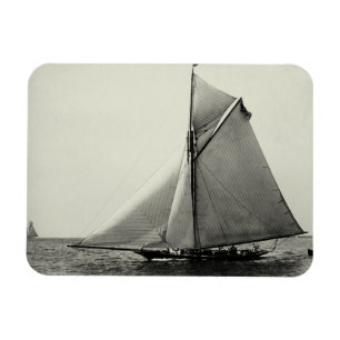 1891 Amerikanische Yacht auf See Magnet