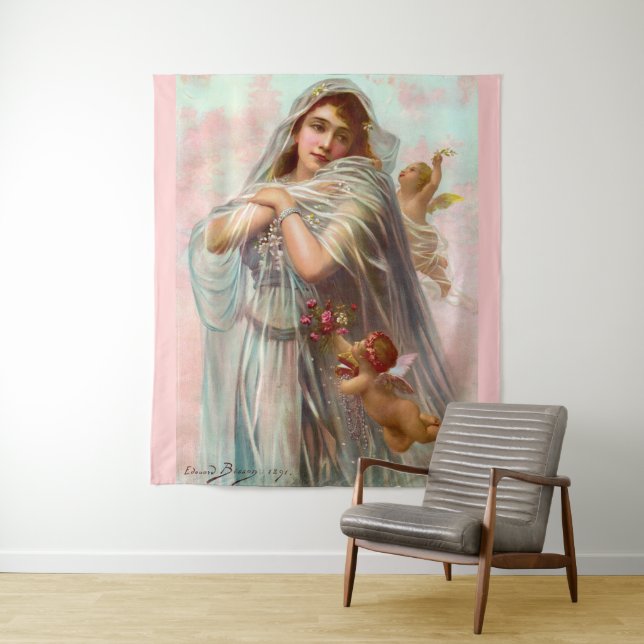 1891 Edouard Bisson The Fiancée Wandteppich (Beispiel)