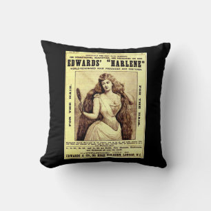 1893 Anzeige für Harlene Haar-Restaurator Kissen