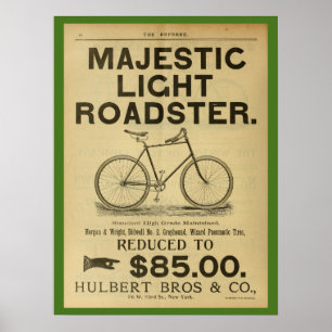 1893 Vintage-Bicycle-Magazin-Werbeplakat Poster