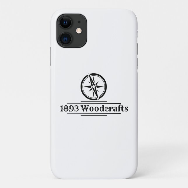 1893 Woodcrafts iPhone 11 Fall Case-Mate iPhone Hülle (Rückseite)