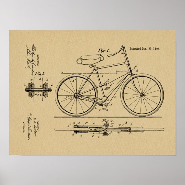 1894 Lever-Propellerdruckkunst Poster (Vorne)