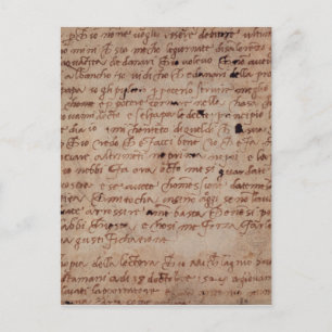 1895-9-15-503 W.34v Seite der Handschrift Postkarte