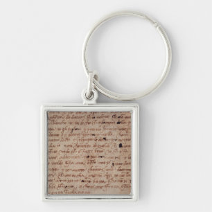 1895-9-15-503 W.34v Seite der Handschrift Schlüsselanhänger