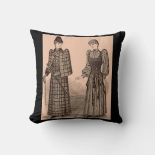 1895 Damenbekleidung und Damenbekleidung in Delina Kissen