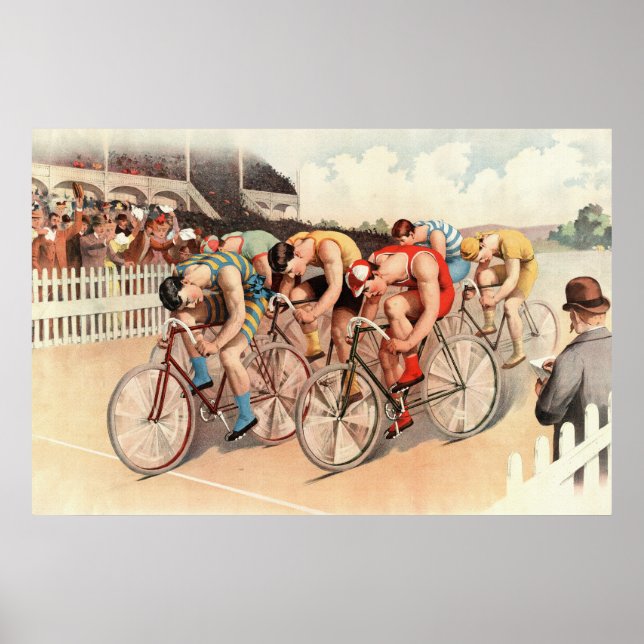 1895 Race Reprint 36 x 24 Poster (Vorne)